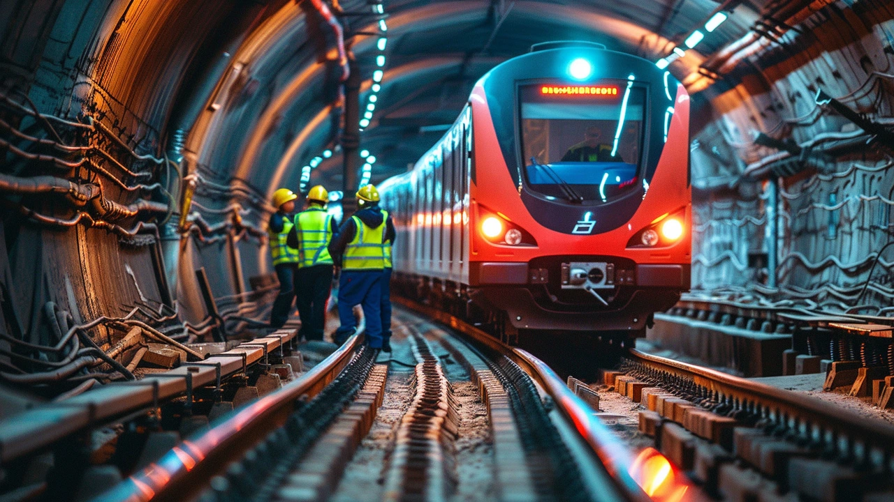 Технический сбой вызвал сбои на Красной линии московского метро